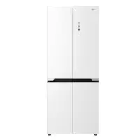 美的(Midea)冰箱435升十字四门智能净化除菌纯平全嵌保鲜智能家用电冰箱BCD-435WUSGPZM 凝光白