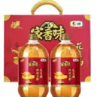 中粮福临门 传承土榨花生油礼盒1.8L*2桶