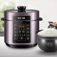 苏泊尔(SUPOR) SY-60FC07Q 电压力锅 一键排压高压锅 一锅双胆 焖香节能煲