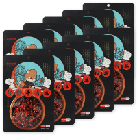 三只松鼠牛肉丝麻辣即食牛肉独立装解馋小吃灯影牛肉丝100g*10袋