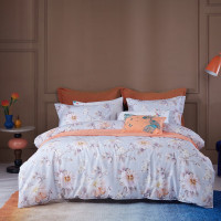 梦洁纯棉印花四件套 花舞悠然