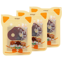 三只松鼠猪肉脯即食解馋零食大片手撕猪肉脯50g*3袋