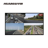 华脉HUAMAI 43英寸监控显示器 工业级4K全高清监视器 安防视频监控屏 含壁挂支架 定制方案