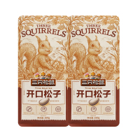 三只松鼠开口松子东北特产坚果炒货开口松子160g*2袋