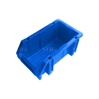 翌嘉 YJ4121084 组合式零件盒收纳盒斜口工具盒 蓝色 110*180*80