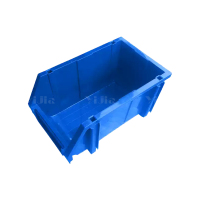 翌嘉 YJ4121087 组合式零件盒收纳盒斜口工具盒 蓝色 150*250*125