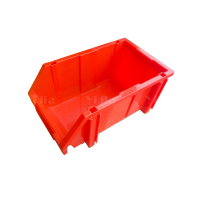 翌嘉 YJ4121091 组合式零件盒收纳盒斜口工具盒 红色 200*350*155