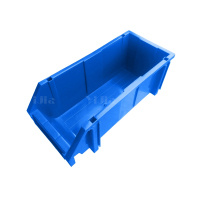 翌嘉 YJ4121093 组合式零件盒收纳盒斜口工具盒 蓝色 200*450*180