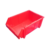 翌嘉 YJ4121097 组合式零件盒收纳盒斜口工具盒 红色 300*450*180