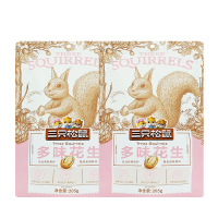三只松鼠多味花生炒货干货即食花生米仁多味花生205g*2袋