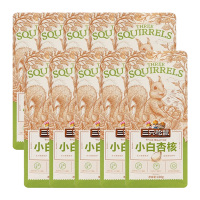 三只松鼠小白杏核休闲即食解馋坚果小吃小白杏100g*10袋