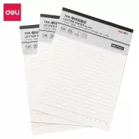 得力(deli)3427单线信稿纸-70g-266*190mm(本)