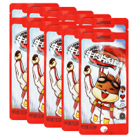 三只松鼠牛肉片休闲零食手撕牛肉香辣味牛肉片100g*10袋