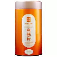长白山人参白参片含人参皂苷人工种植白参片干货礼盒100g*1罐