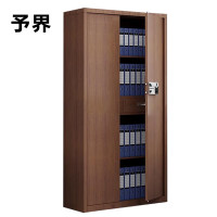 予界黑胡桃保密柜通门带斗国保指纹锁