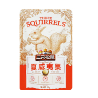 三只松鼠夏威夷果礼盒奶油味送开口器干果夏威夷果50g*1袋