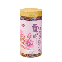燕之坊 重瓣红玫瑰养生茶饮 100g 无熏硫,保留花朵原色原香同时保留营养不流失