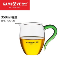 金灶 GO-23玻璃公道杯茶漏套装耐热玻璃高档分茶器茶道家用茶具 单位:套