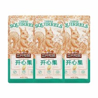 三只松鼠开心果礼盒坚果香脆鲜香零食干果奶油味开心果185g*3袋