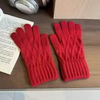 针织秋冬季女男士羊毛线针织加厚棉绒触屏骑行开车保暖手套3759W
