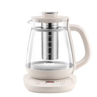 苏泊尔 SW-15Y03 电水壶 1.5升双层防烫炖煮双全高硼硅玻璃养生茶壶 316L不锈钢