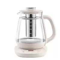 苏泊尔 SW-15Y03 电水壶 1.5升双层防烫炖煮双全高硼硅玻璃养生茶壶 316L不锈钢