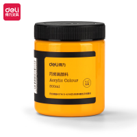 得力73875_丙烯颜料桔黄(桔黄)*7
