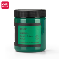 得力73875_丙烯颜料中绿(中绿)*7