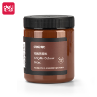 得力73875_丙烯颜料熟褐(熟褐)*7