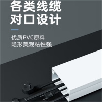 TENDZONE铸固pvc线槽(1米三线)