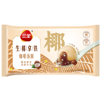 三全茶趣汤圆元宵速冻汤圆生椰拿铁汤圆300g*1袋