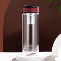 万象 单层玻璃杯 U200酒红色630ML