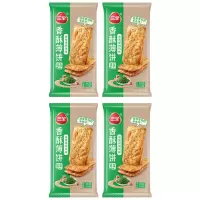 三全香酥薄饼方便冷冻速食煎饼16片香葱猪肉香酥薄饼360g*4袋