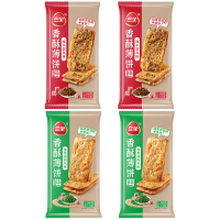 三全香酥薄饼冷冻速食煎饼16片梅干菜360g*2袋+香葱猪肉360g*2袋