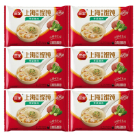 三全馄饨上海风味方便速食荠菜猪肉馄饨150g*6袋