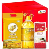 中粮福临门米面粮油礼盒米5kg+油5L+面粉2.5kg 1份
