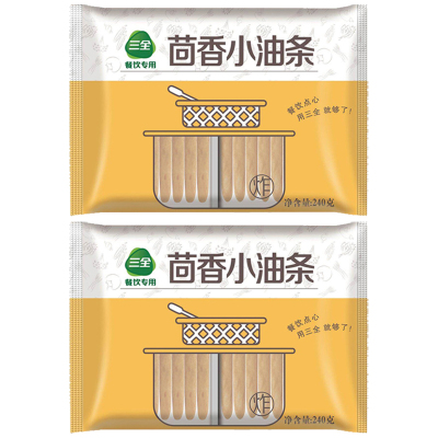 三全茴香小油条速冻半成品方便早餐快厨茴香小油条240g*2袋