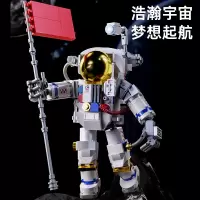 宇航员儿童拼装积木航天益智玩具新款8一13岁男孩子生日礼物6