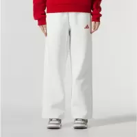 阿迪达斯(adidas)女裤冬季新款CW WIDE KN PNT宽松保暖针织长裤