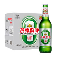 燕京啤酒 鲜啤10度500ml*12瓶 整箱装 单位:箱