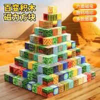 我的世界磁力方块积木儿童益智拼装磁吸磁铁玩具男孩迷你世界拼图