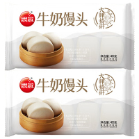 思念精研馒头速食半成品精研牛奶馒头450g*2袋