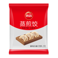 思念蒸煎饺蒸饺速冻半成品约50个猪肉白菜蒸煎饺1kg*1袋
