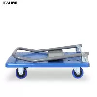 便携平板手推车折叠拉货车拖车搬运车工具车家用拉车购物四轮仓库 73*48家用 300斤
