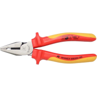 K牌 VDE多功能绝缘平口老虎钳 电工钢丝钳子维修工具 080206-160 绝缘钢丝钳6寸