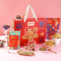 至尊帝皇 坚果套盒夏威夷果核桃巧克力夹心糖坚果松饼 至尊新年快乐 1520g