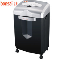 盆景(bonsaii)629碎纸机10张连续1小时碎纸机 2*8mm 23L财务办公碎纸机