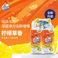 威猛先生(Mr Muscle)洁厕灵 750g*2瓶 柠檬草香 (计价单位:组)