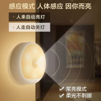 Yeelight智能充电自动感应小夜灯卧室光控过道喂奶睡眠插电床头灯