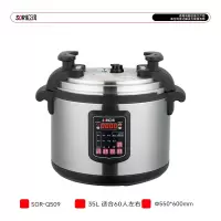 SOR松润 商用台式压力锅 酒店学校医院厨房食堂工地用SOR-Q509电压力锅35L 3KW 60人左右